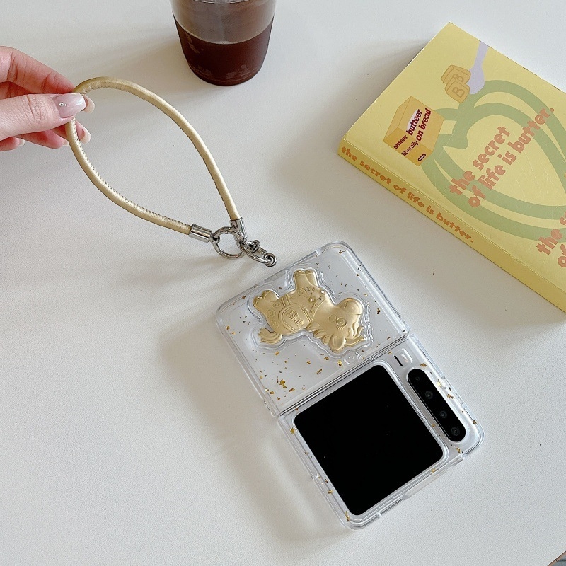 Carcasă Huawei flip, stil desen animat, plastic, ștampilare, personalizabilă