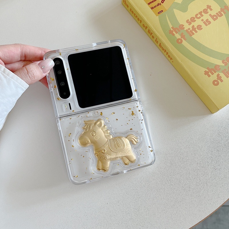 Carcasă Huawei flip, stil desen animat, plastic, ștampilare, personalizabilă