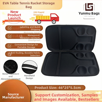 Yunmu EVA keményhéjú asztalitenisz ütőtok logónyomtatással, Zhejiang eredetű, sporteszköz