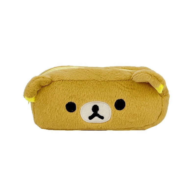 Plišani neseser za olovke s motivom Rilakkuma, sladak životinjski dizajn, pamukasti vanjski materijal, podstava od poliestera, izuzetno lagan, velika kapacitet za školu