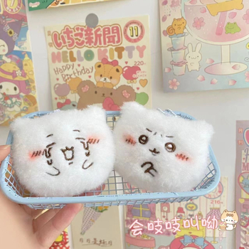 Ръчно изработена плюшена карикатурна кукла – висулка за раница, подарък за най-добрите приятели