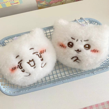 Ръчно изработена плюшена карикатурна кукла – висулка за раница, подарък за най-добрите приятели