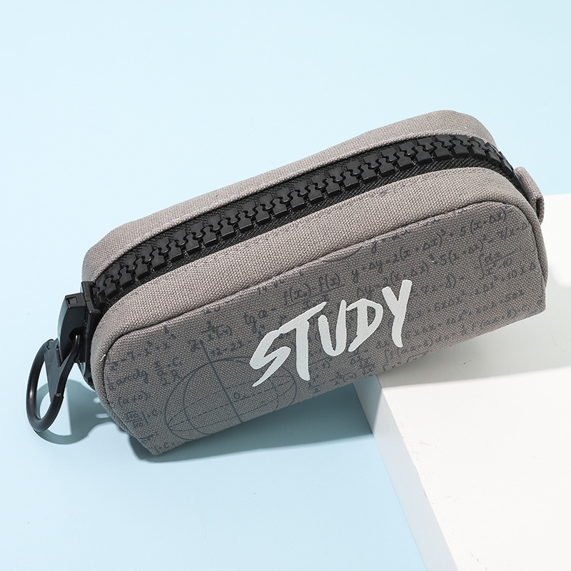 TOME Platnena pernica sa zatvaračem, unisex, veliki kapacitet, tekstilni stil