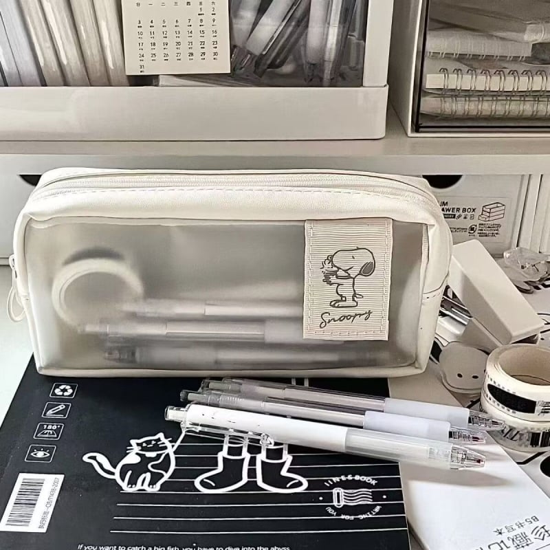 Pernica Snoopy motiv, korejskog stila, dvostruki sloj, veliki kapacitet, platneni materijal