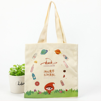 Pamutvászon tote táska személyre szabható logónyomással, alj és oldalsó panelokkal, nyomtatási módszerek: hőtranszfer, szitanyomás és gépi nyomtatás