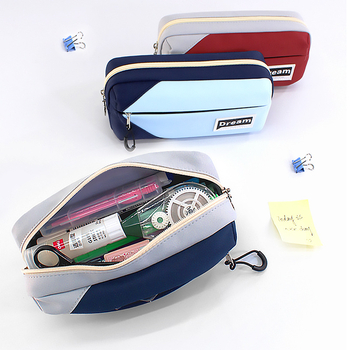 Pernica za olovke, velika kapaciteta, otporna na mrlje Oxford tkanina, korejski stil, unisex
