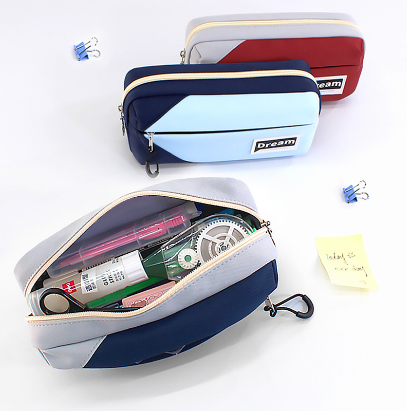 Pernica za olovke, velika kapaciteta, otporna na mrlje Oxford tkanina, korejski stil, unisex