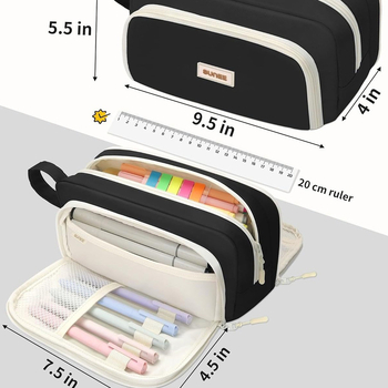 Pernica od platna, kvadratnog oblika, marka King of learning, model Simple eva pencil case, crtani motiv, mogućnost prilagodbe i ispisa logotipa