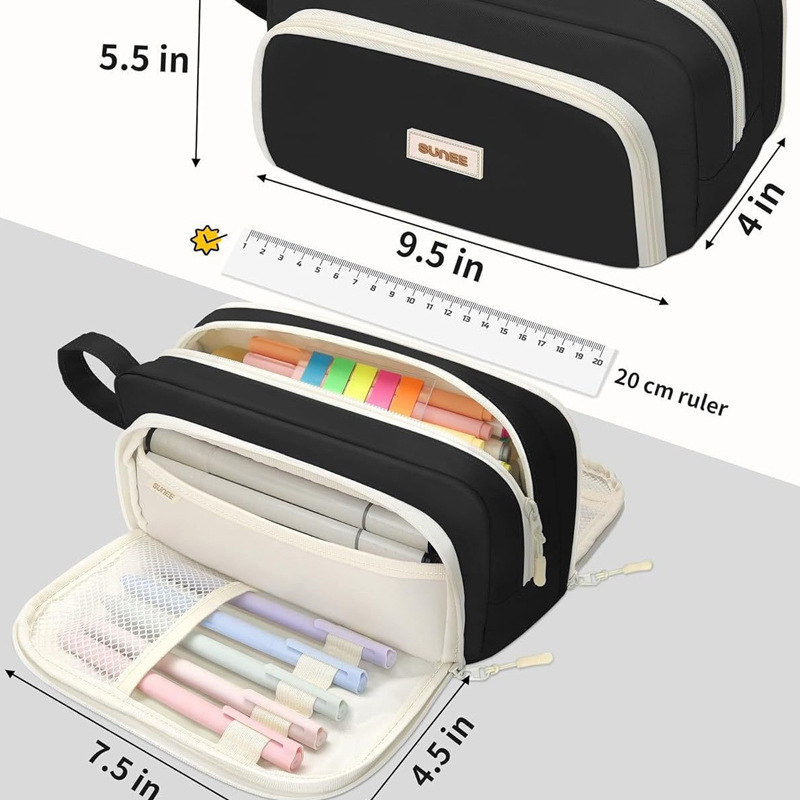Pernica od platna, kvadratnog oblika, marka King of learning, model Simple eva pencil case, crtani motiv, mogućnost prilagodbe i ispisa logotipa