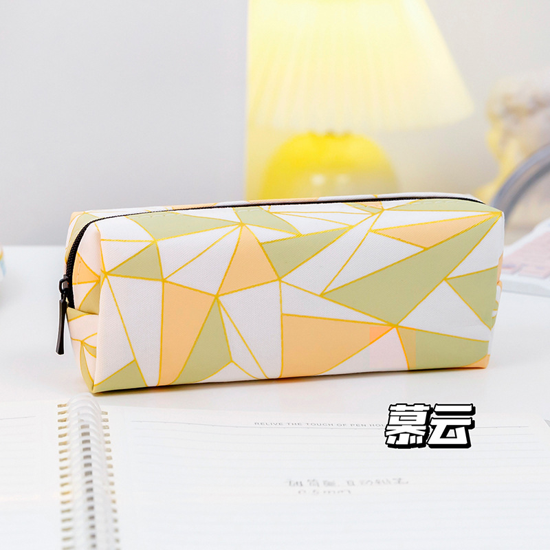 Általános iskolások ceruzatáskája - nagy kapacitású, vászon, koreai stílus, Xiao Meng