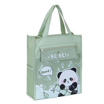 Kappa bear vászon iskolai táska rajzfilm mintával és cipzárral