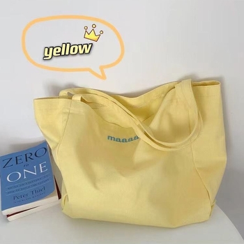 Canvas Tote torba od platna, otvorena gornja strana, poliester podstava, dvostruki naramenice, tote stil
