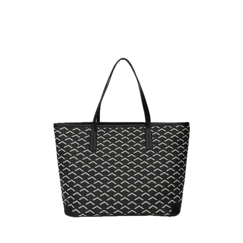 Γυναικεία τσάντα tote μεγάλης χωρητικότητας, PU υλικό, κλείσιμο με φερμουάρ, εσωτερικά: θήκη για κινητό και λαμιναρισμένη θήκη με φερμουάρ, επένδυση πολυεστέρα