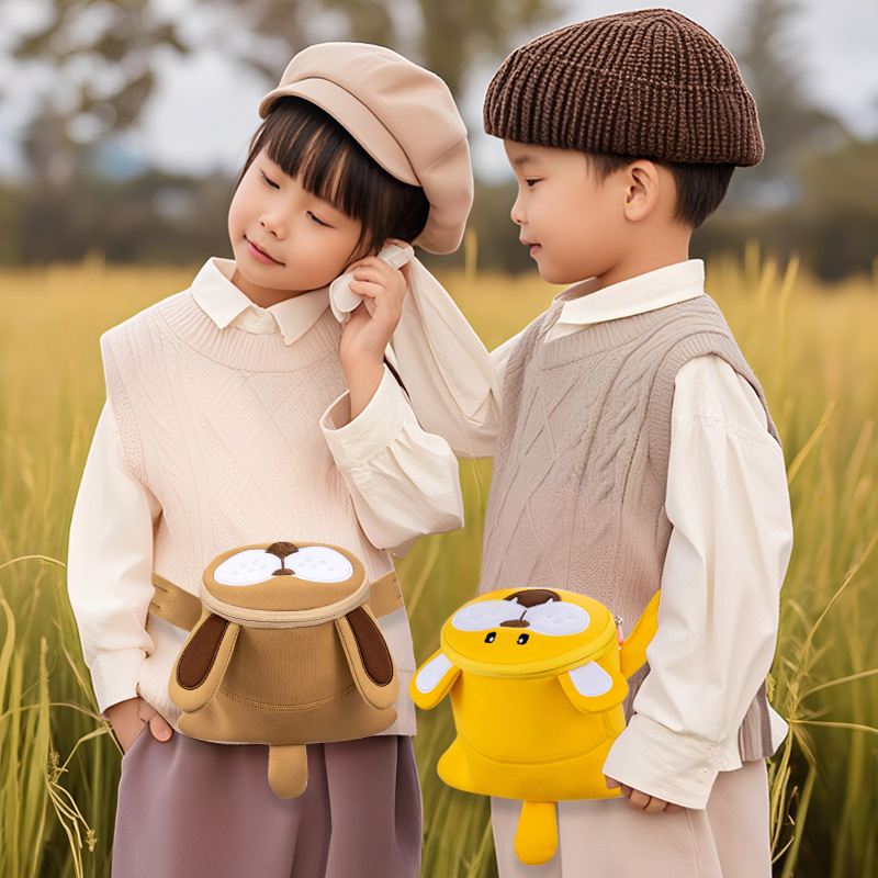 Óvodai hátizsák nyuszis mintával, lélegző diving cloth anyag, nylon bélés, uniszex