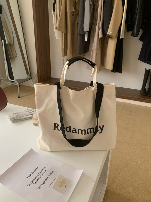 PU tote táska üzleti ingázáshoz, vászon bélés, vízszintes négyzet alakú forma, mágneses zár