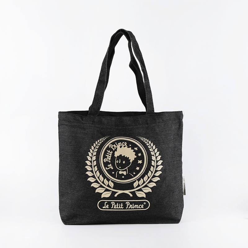 Geantă de pânză pentru cumpărături, cu logo tipărit, capacitate mare, personalizabilă, imprimare prin transfer termic, greutate 170 g