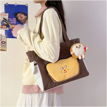 Unisex nailono tote rankinė mokyklai — vandeniui atspari, ultra lengva, dilimui atspari, išplečiama — Ruduo 2023