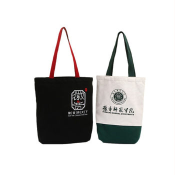 Geantă din pânză pentru reclamă, personalizabilă – pentru studenți, cu imprimare a siglei; formă: geantă din pânză personalizată; material: pânză poliester-cotton; metode de imprimare: serigrafie, imprimare pe mașină, imprimare digitală, transfer termic