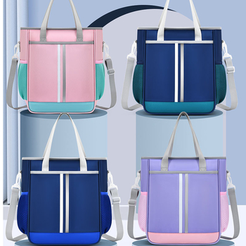 Pamokų krepšys pradinių klasių mokiniams – nailonas, kvėpuojantis ir itin lengvas, didelė talpa, unisex