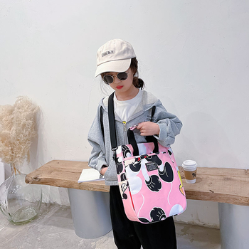 Vaikų pečių krepšys su Mickey Mouse motyvu, nylonas, ultralengvas, patvarus