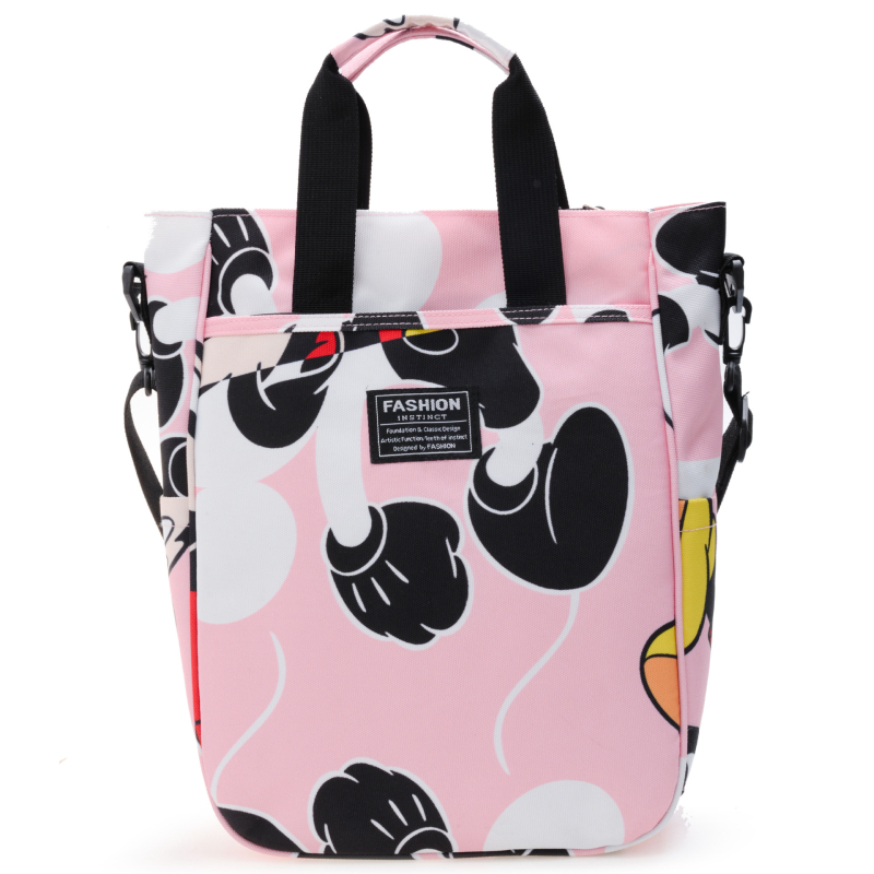 Vaikų pečių krepšys su Mickey Mouse motyvu, nylonas, ultralengvas, patvarus