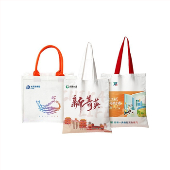 Geantă de pânză cu logo personalizat; stiluri: geantă Tote, geantă cu șnur, rucsac; opțiuni de imprimare: transfer termic, broderie pe mașină, serigrafie