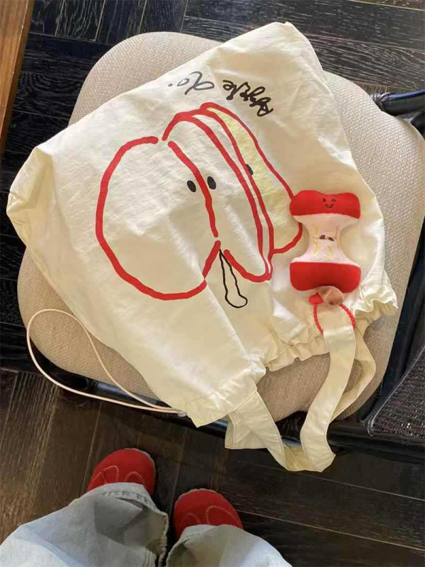 Torba tote sa šnúrom od najlona za slobodno vrijeme putovanja (vertikalni četverokutni oblik; vanjska džep; dvostruke naramenice; podstava od poliestera; mekana)