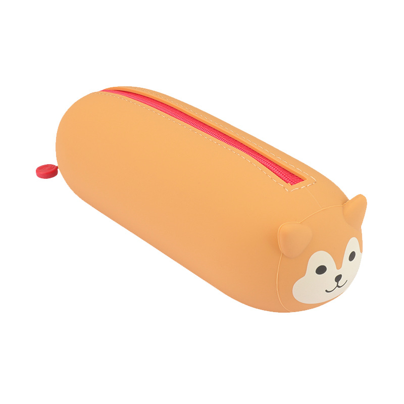 Силиконов несесер за моливи за деца – унисекс, японски стил, симпатичен дизайн, творческа канцелария