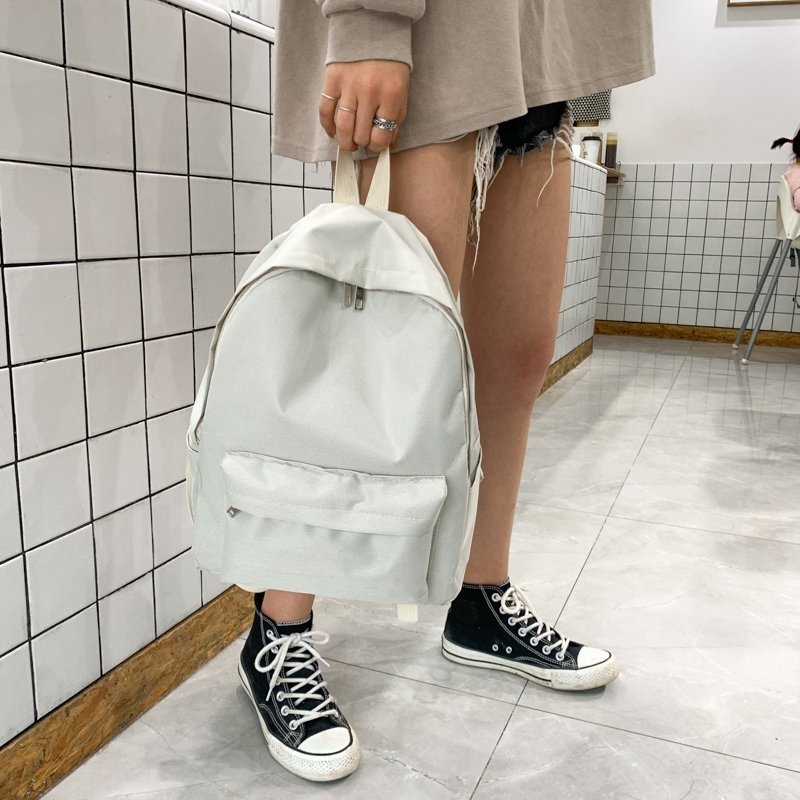 Nylon ruksak za kampus s zračnim jastučićima, unisex, stil neutralan po spolu, za sveučilište