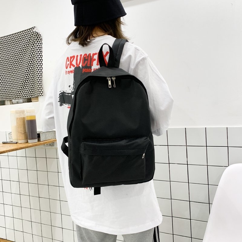 Nylon ruksak za kampus s zračnim jastučićima, unisex, stil neutralan po spolu, za sveučilište