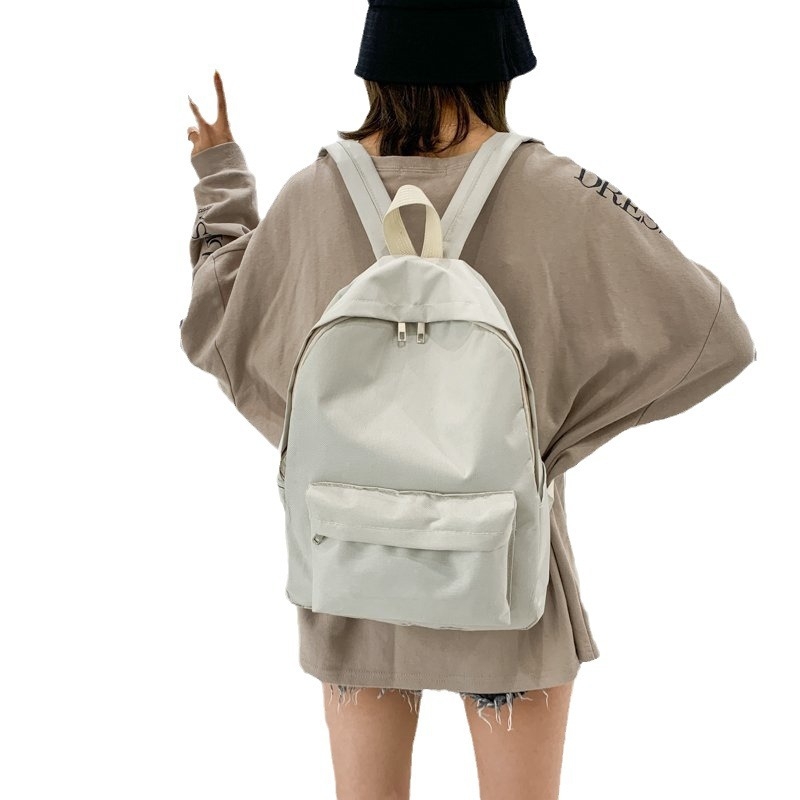 Nylon ruksak za kampus s zračnim jastučićima, unisex, stil neutralan po spolu, za sveučilište