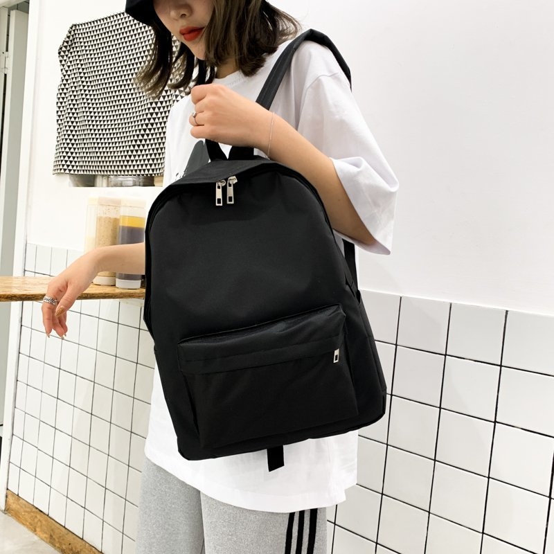 Nylon ruksak za kampus s zračnim jastučićima, unisex, stil neutralan po spolu, za sveučilište