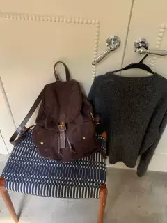 Denim ruksak 20–35L, unisex, otporan na habanje, lagan, dvostruke džepove, rekreativna putovanja, gradski stil
