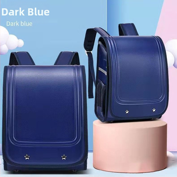 Bērnu mugursoma ar muguras atbalstu, PU materiāls, gaisa spilvenu siksnas, piemērots 1.–2. klasei, pavasaris 2024