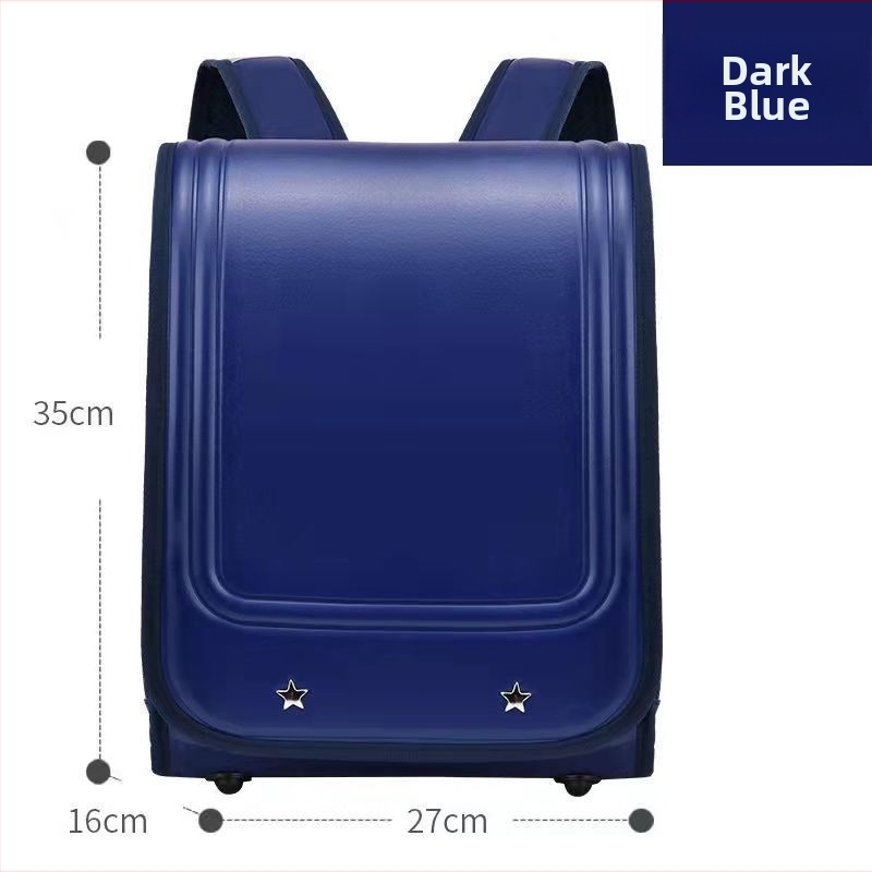 Bērnu mugursoma ar muguras atbalstu, PU materiāls, gaisa spilvenu siksnas, piemērots 1.–2. klasei, pavasaris 2024