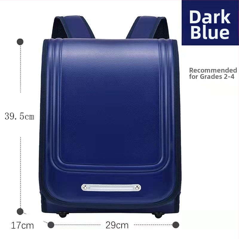 Bērnu mugursoma ar muguras atbalstu, PU materiāls, gaisa spilvenu siksnas, piemērots 1.–2. klasei, pavasaris 2024