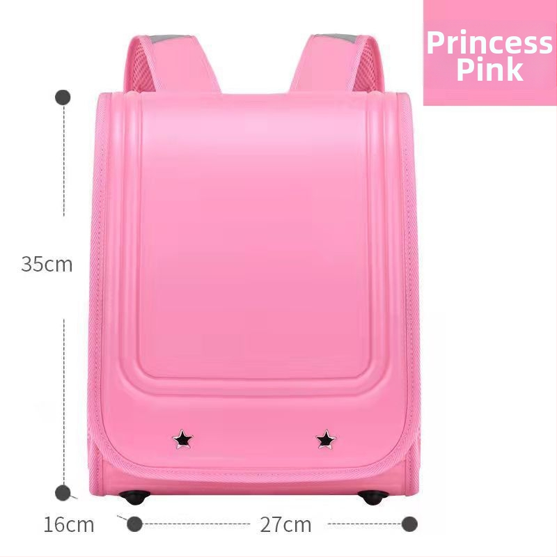 Bērnu mugursoma ar muguras atbalstu, PU materiāls, gaisa spilvenu siksnas, piemērots 1.–2. klasei, pavasaris 2024