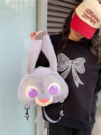 Plišani ruksak Zootopia s likovima Judy Hopps i Nicka Wildea — slatki likovi, svestrani ruksak