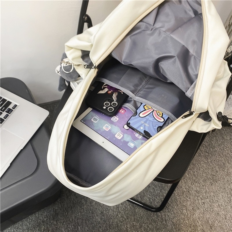 Ruksak Unisex, Ulični Stil, Casual, Velika Kapaciteta (36–55 L; za 10-inčni prijenosnik; Poliester; Otporan na habanje; Naramenice s zračnim jastukom)