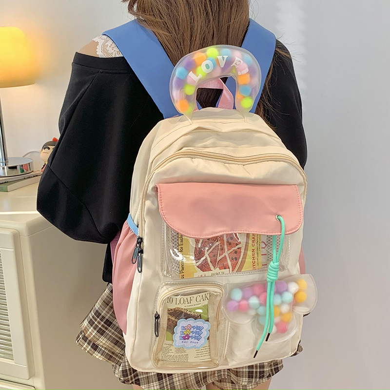 Ruksak od Oxford tkanine, kapacitet do 20 L, za 8-inčni laptop, naramenice s zračnom jastučnicom, ulični stil