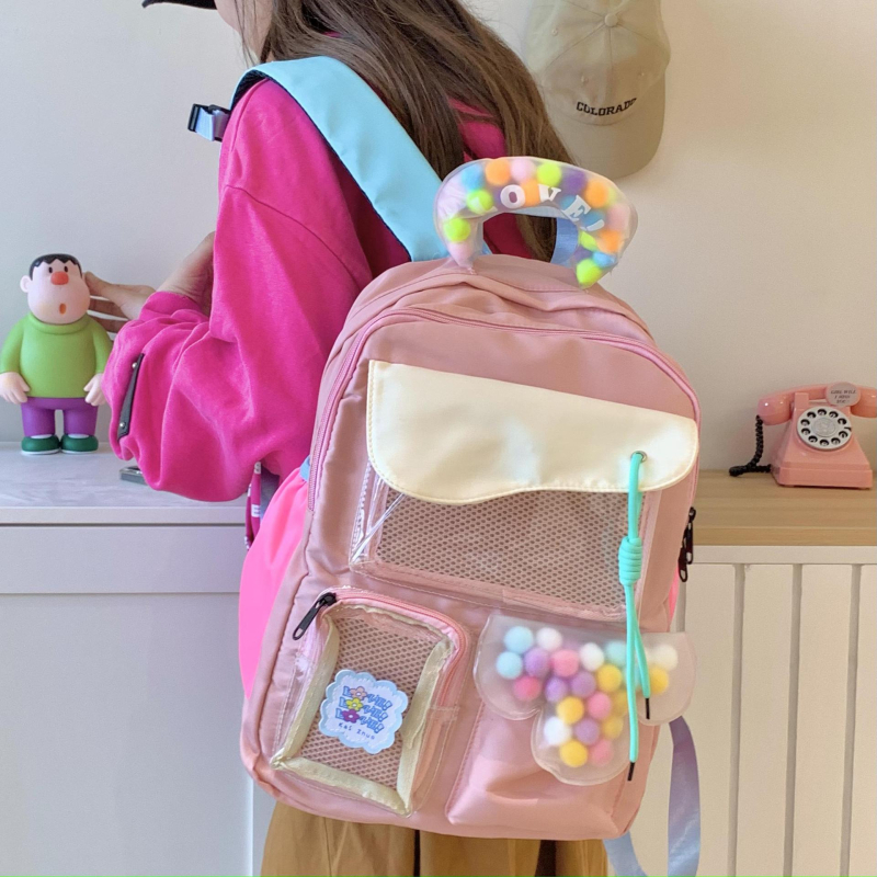 Ruksak od Oxford tkanine, kapacitet do 20 L, za 8-inčni laptop, naramenice s zračnom jastučnicom, ulični stil