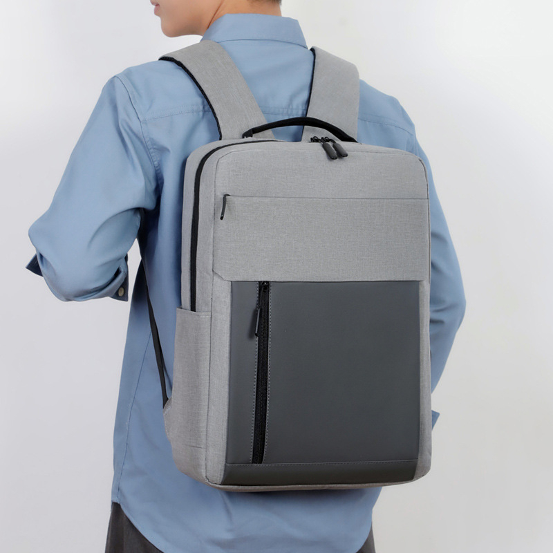 Unisex ruksak za poslovni laptop s Oxford tkaninom, kompatibilan s 15-inčnim prijenosnikom, remeni s zračnim jastučićem