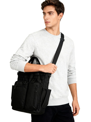 LUCKY BAT ultra-lagan ruksak za laptop, 20–35L kapacitet, Oxford platno, zakrivljeni naramenice, gradski minimalistički stil