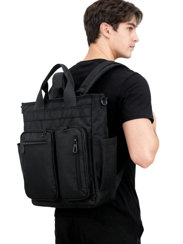 LUCKY BAT ultra-lagan ruksak za laptop, 20–35L kapacitet, Oxford platno, zakrivljeni naramenice, gradski minimalistički stil
