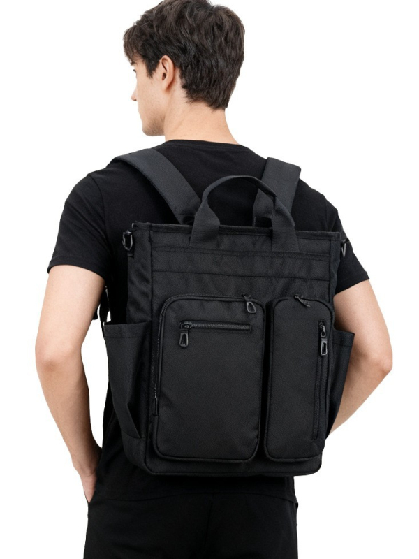 LUCKY BAT ultra-lagan ruksak za laptop, 20–35L kapacitet, Oxford platno, zakrivljeni naramenice, gradski minimalistički stil