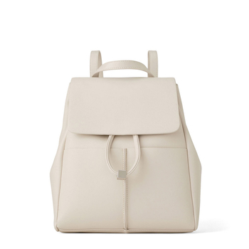 Ženski ruksak – nišni casual putnički ruksak, korejski minimalistički stil, torba za laptop, europsko-američki retro stil (Materijal: PU; Podstava: PU; Način otvaranja: šnir s kopčom; Vanjska torba s poklopcem; Čvrstoća: srednje mek)