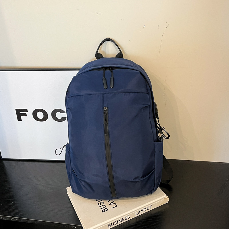 Ruksak za prijenosno računalo s USB punjenjem, prozračni stražnji panel, Oxford platno, kapacitet manje od 20 L, kompatibilan s laptopima