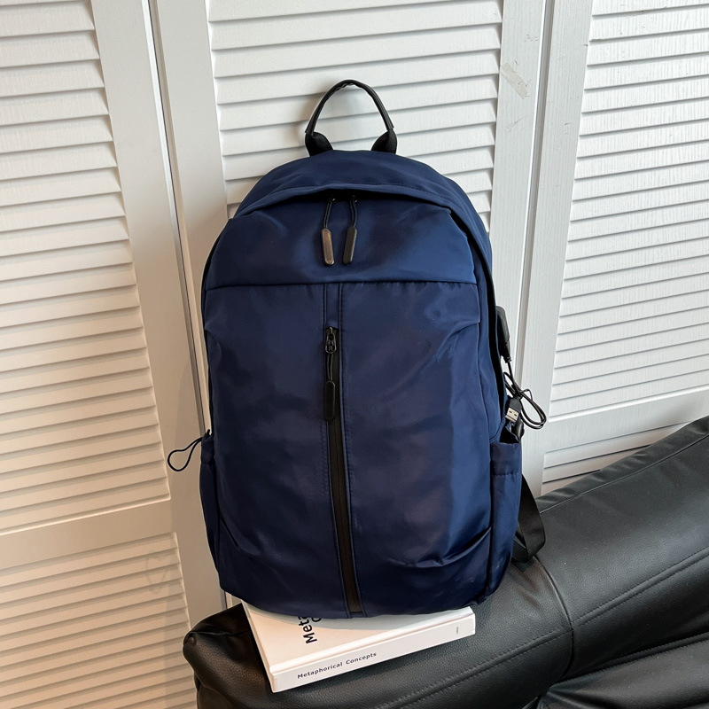 Ruksak za prijenosno računalo s USB punjenjem, prozračni stražnji panel, Oxford platno, kapacitet manje od 20 L, kompatibilan s laptopima