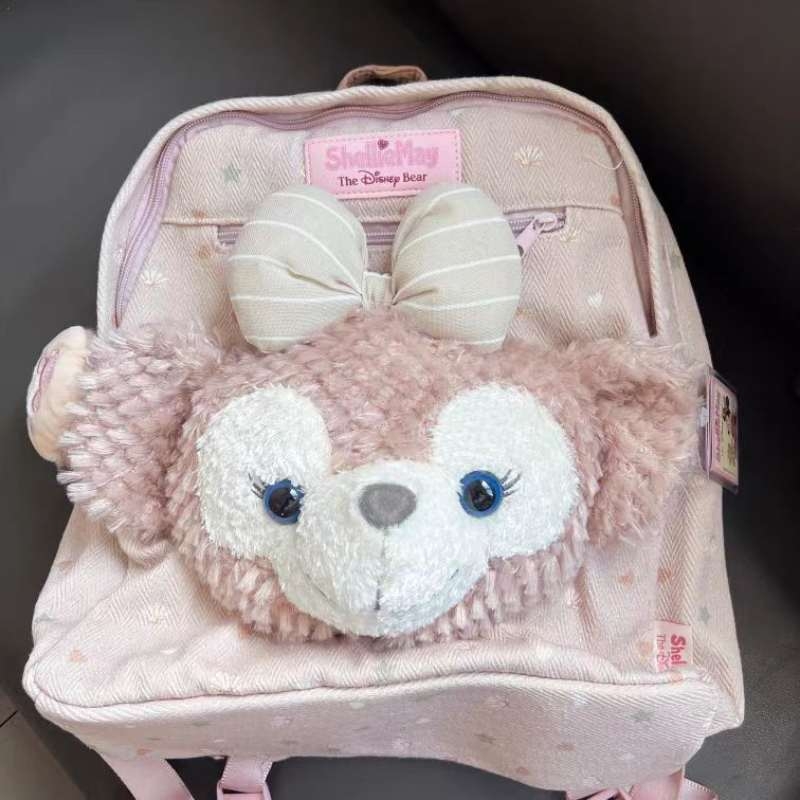 Sherry Mei pliš torba preko ramena, slatkog crtani-stila, velika kapaciteta za učenike, pogodno za 14-inčni laptop