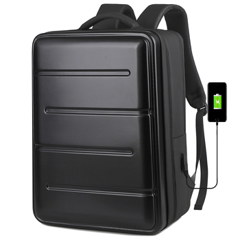 Rucsac unisex cu încărcare USB, 20-35L, încăpător pentru laptop de 16 inch, compartiment uscat-umed, material Oxford